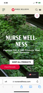 nurse wellness homepage