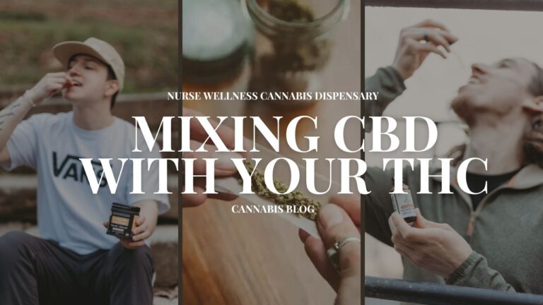 mixing cbd with your thc