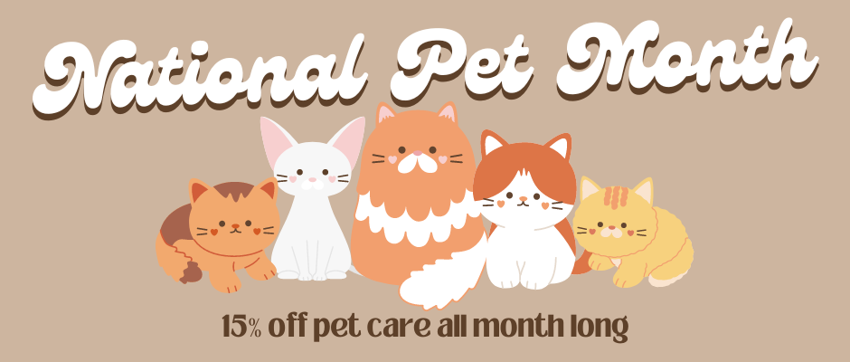 National Pet Month mobile banner