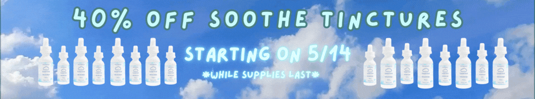 Soothe Tinctures desktop banner