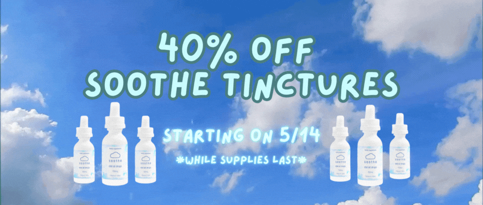 Soothe Tinctures mobile banner (940 x 400 px)