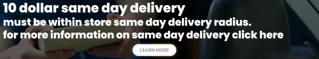 Same Day Delivery Informational Banner